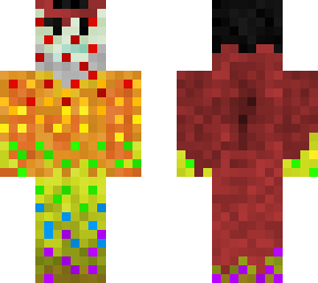 the rainbow cloaked green person