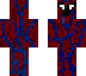 blue and red devil
