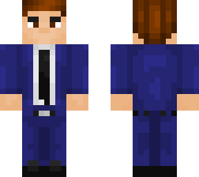 blue suit
