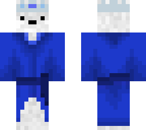fox in blue robe