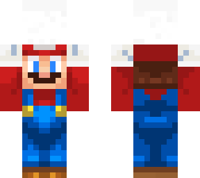 mario holding a snow pipe
