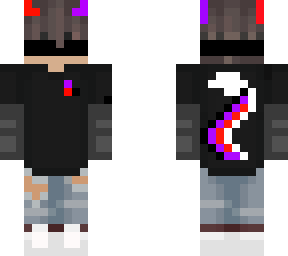 random boy with colors