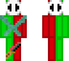 red green clown