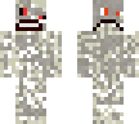 back head and front head snow monster