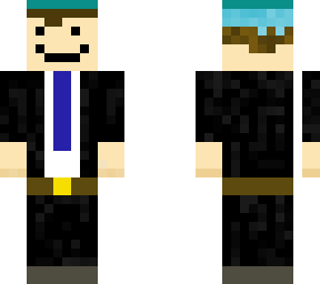 blue haired suit (slim)