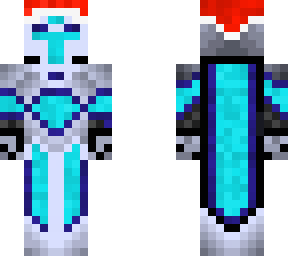 christmas blue knight (removable hat!)
