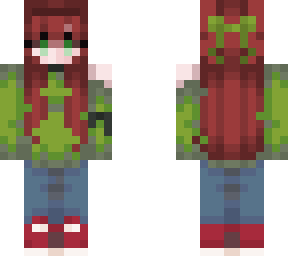 green eye jumper girl