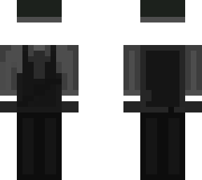 headless + hat and suit