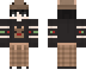 kasezin21 minecraft skin (christmas, reindeer)