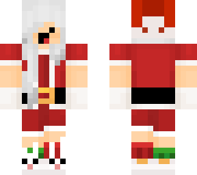 moonkase minecraft skin (christmas, santa 2)