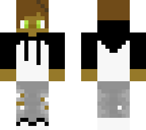 new nice person in white hoodie