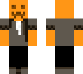 a dapper pumpkin man