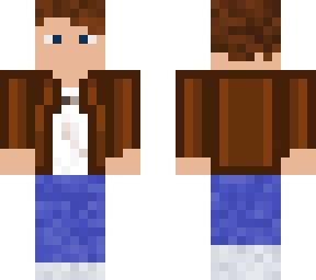 cartoon jacket man