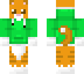 gato con sueter verde