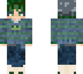 green froggy sweater