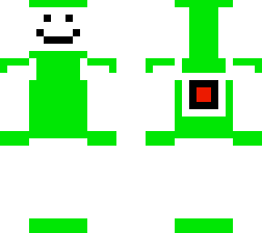 green guy with target on back