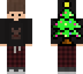 itzzmega wearing christmas hoodie