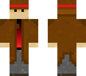 Man with Hat red | Minecraft Skin