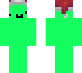 sea green derp low face christmas hat