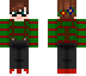 ace's christmas skin with glasses