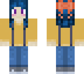 blue hair girl
