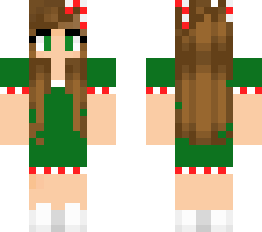 candy cane elf girl