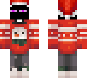 cute christmas  enderman