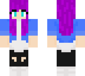 female purple hair
