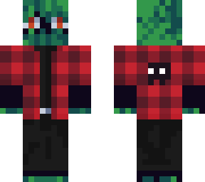 glare checked shirt