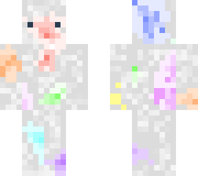 less transparent geode - grey w/ eyes