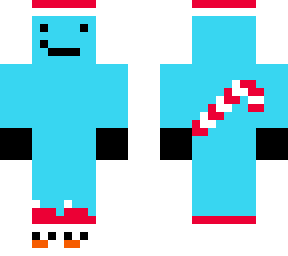 my new cyan christmas skin!