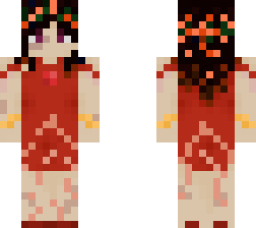 red hair aris | Minecraft Skin