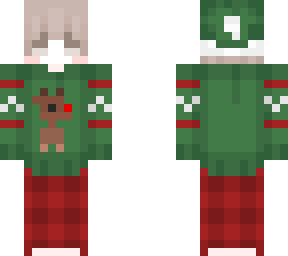 tiikase minecraft skin (christmas, pajama)