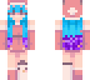 tootsi merry skin blue hair