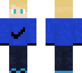 blue hoodie boy