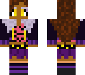 clawdeen wolf minecraft skin