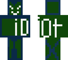 dark green blue guy
