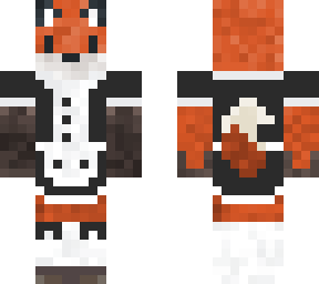 fox with maid outfit