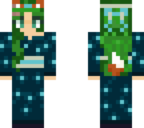 foxgirl in skulk kimono