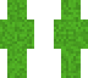 green concrete powder skin