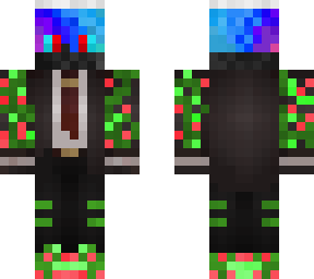 hunter in a suit and his horns christmas