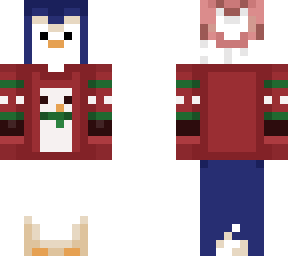 little blue penguin christmas skin