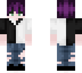purple-haired guy