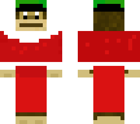 santa monkey with bad hat