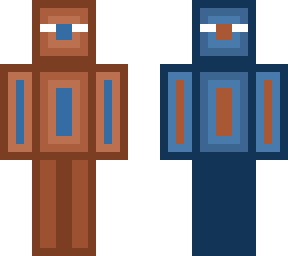 blue and orange