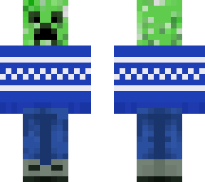 blue christmas creeper