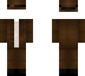 brown suit