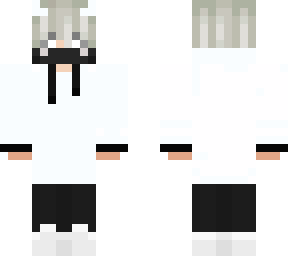 devil with white hoodie
