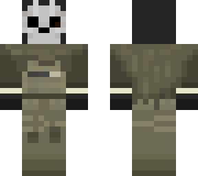 ghost call of duty but brown and green
