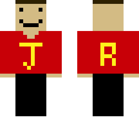 james' first minecraft skin